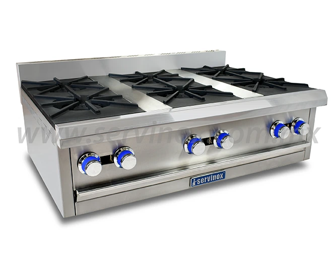 Parrilla Premium de 6 Quemadores Servinox PP6Q110